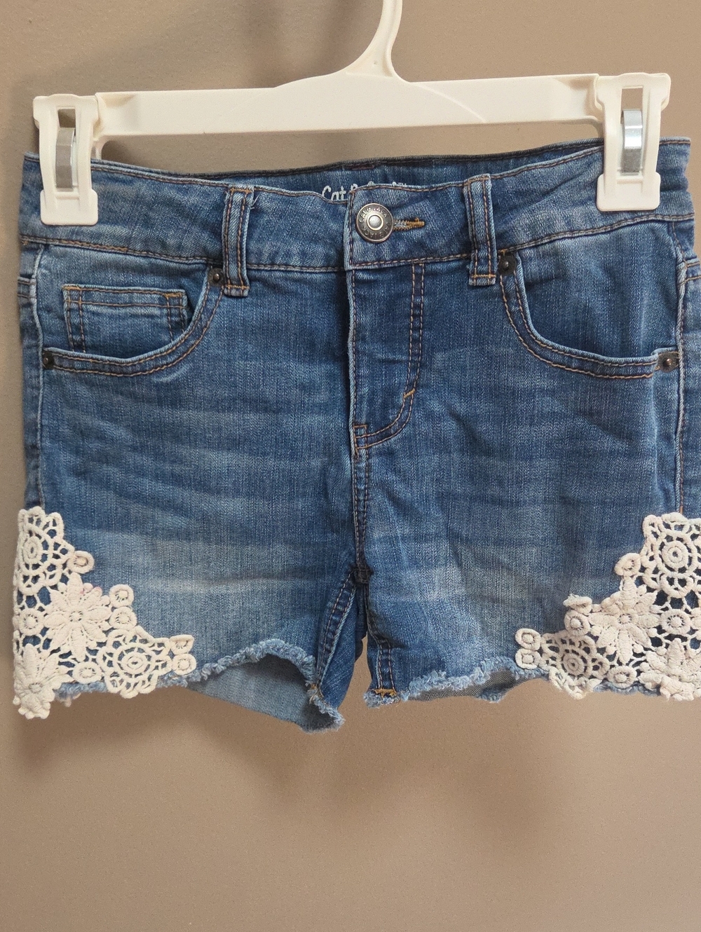 Girls denim shorts